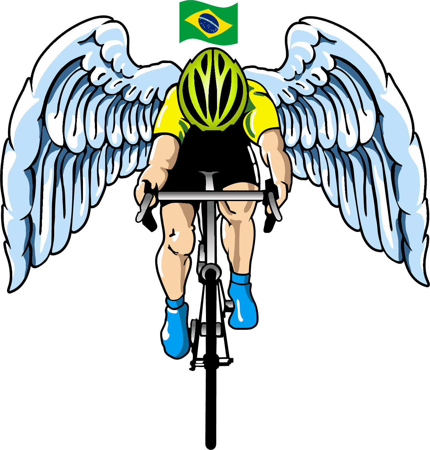 Ilustração do Anjo do Pedal da Paz