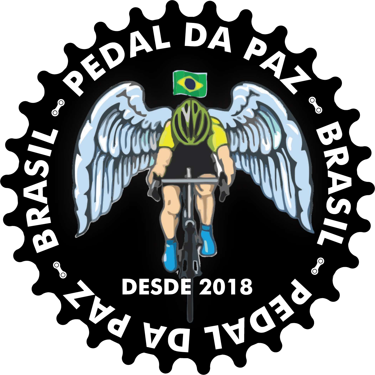 Selo oficial do Pedal da Paz Brasil