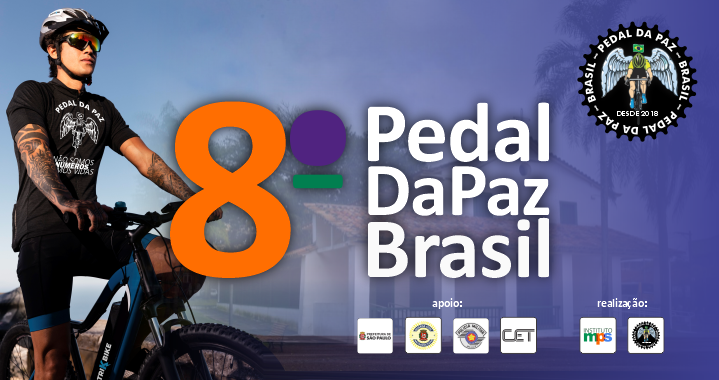 8º Pedal da Paz Brasil - Inscrições Abertas